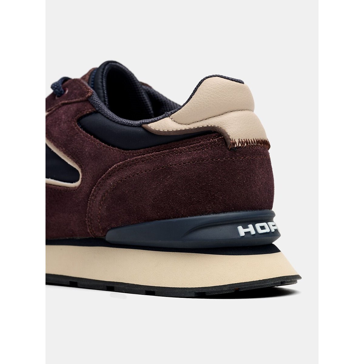 City Brown Mixed-Material Trainers dark brown, HOFF