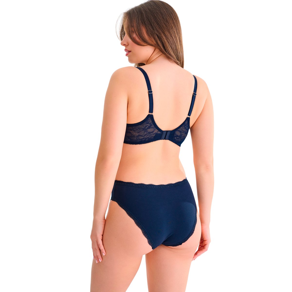 Soutien-gorge préformé EVELYN F à H bleu, LISCA