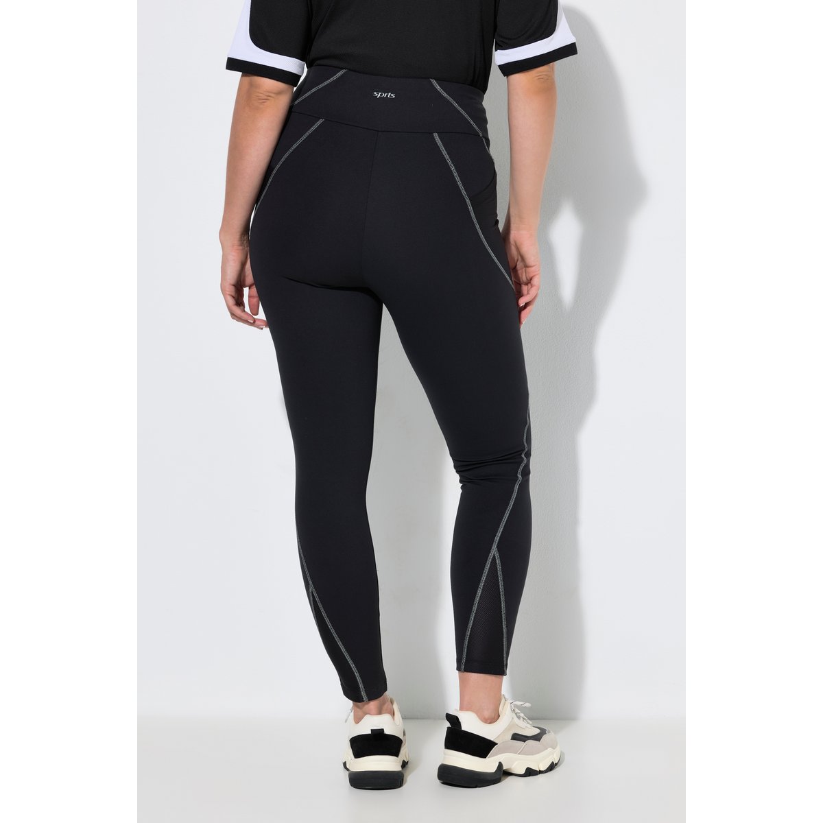 Legging de sport avec bandes réfléchissantes noir, ULLA POPKEN