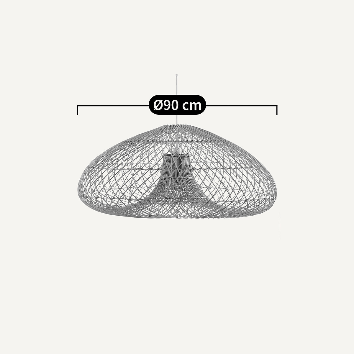 Titou Woven Rattan Ceiling Light natural, AM.PM