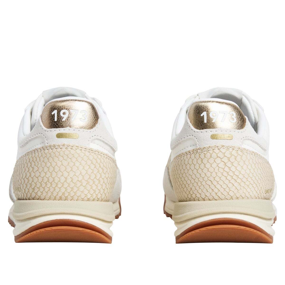 Marvin - Sneakers Rétro Avec Détails À Imprimé Animal blanc cassé, PEPE JEANS