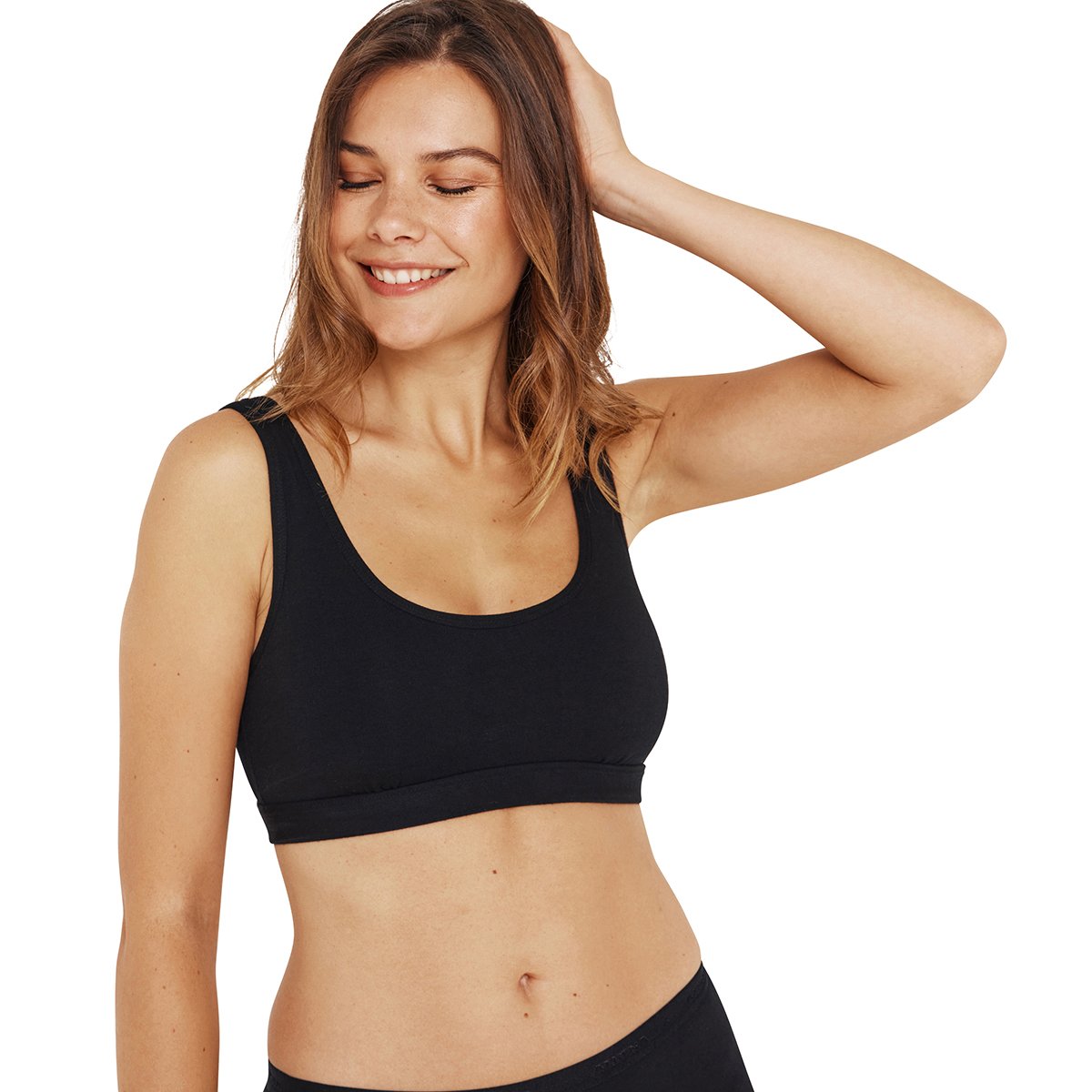 Brassiéres, lot de 2, BASIC noir-noir, ATHENA