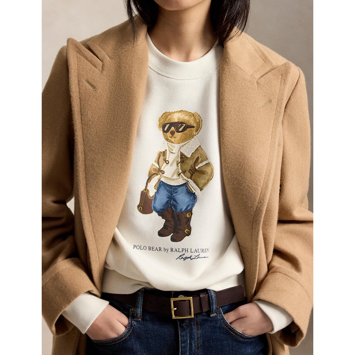 Sweat col rond, POLO BEAR crème, POLO RALPH LAUREN