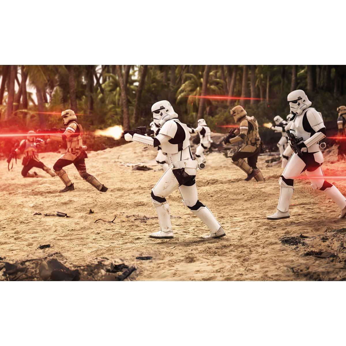Papier peint Komar - Star Wars Imperial Strike - 400 x 250 cm beige, HEXOA