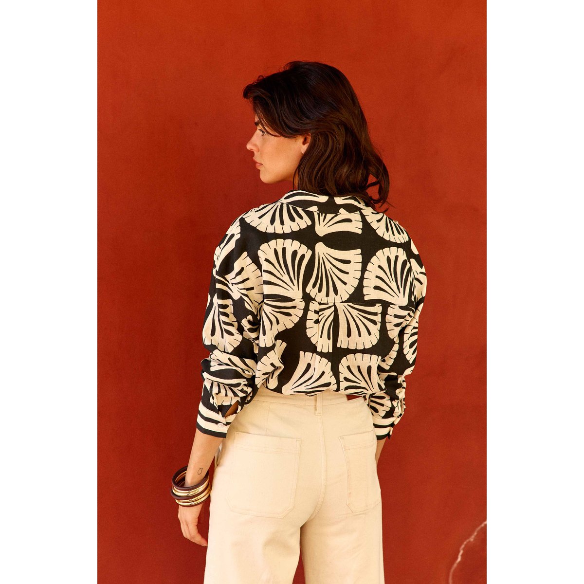 Chemise imprimé graphique CHARLY 00-eventail, LA PETITE ETOILE
