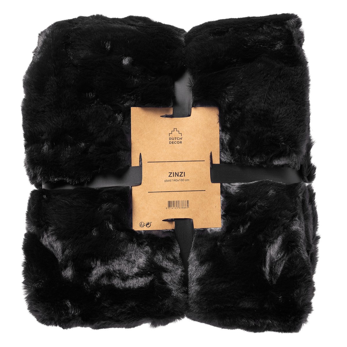 Plaid Zinzi noir, DUTCH DECOR