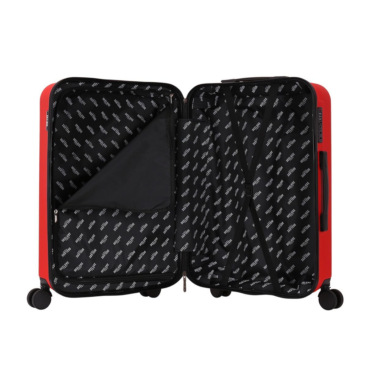 Valise Grande taille 4 roues 75cm ABS - CITYVIBE - DEELUXE bordeaux, DEELUXE