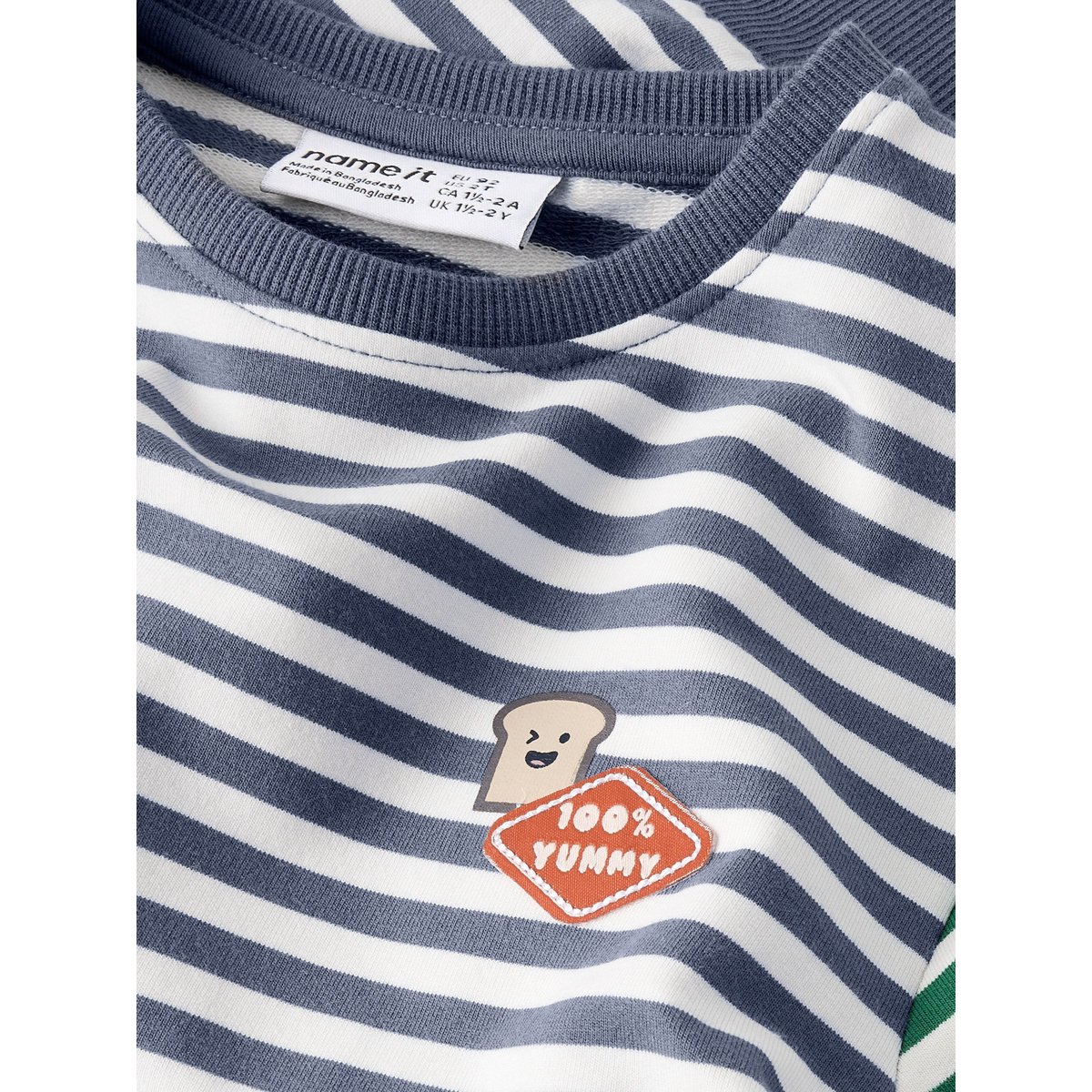 Sweat-Shirt vintage indigo, NAME IT