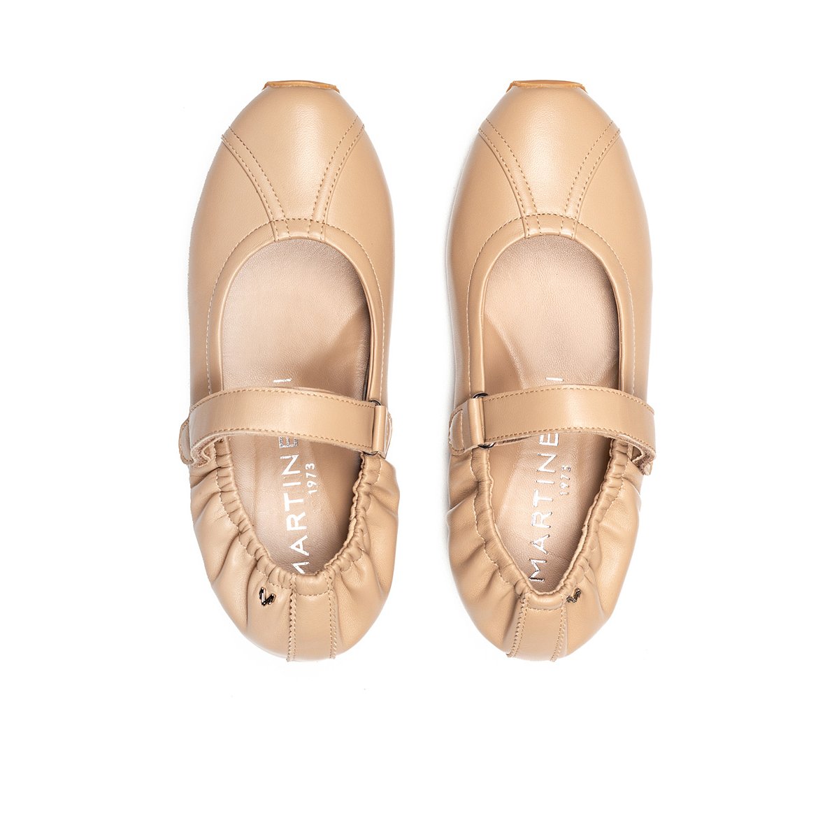 Ballerines cuir Piemonte sand, MARTINELLI