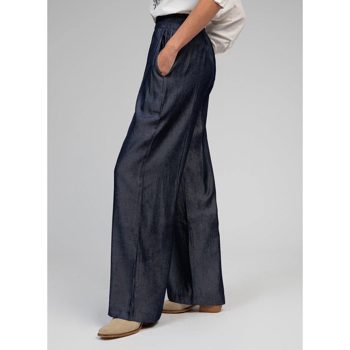 Pantalon PEPITA indigo, AN'GE