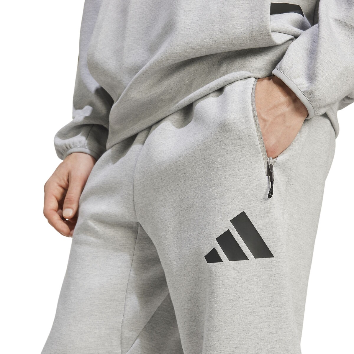 Pantalon de jogging Z.N.E. gris chiné, ADIDAS SPORTSWEAR