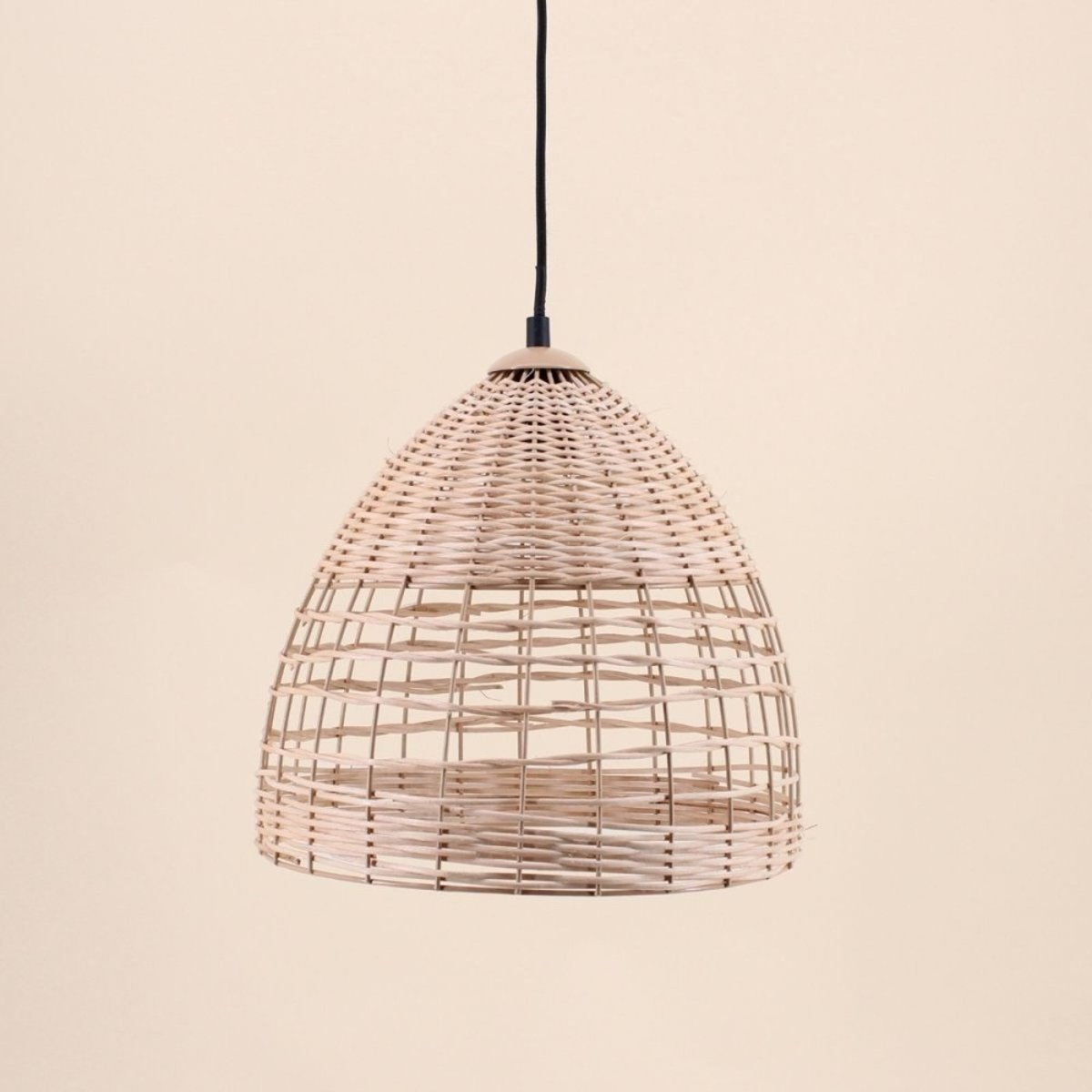 Suspension ronde en bambou 30,5cm naturel, ORNAMI