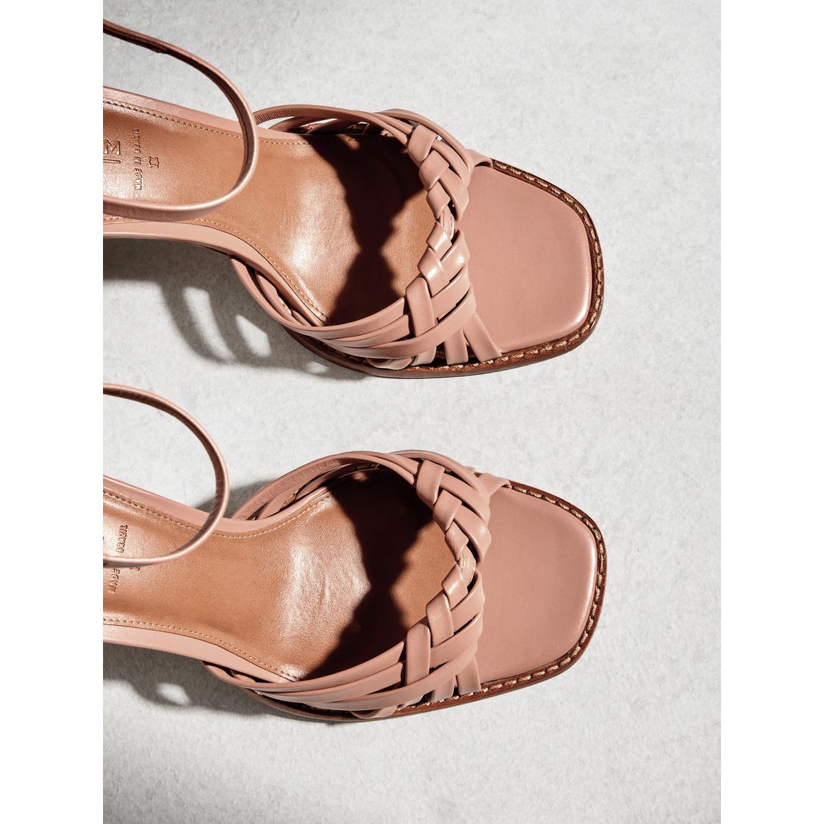Chaussures tissées en deux parties n. premium camel, NEXT