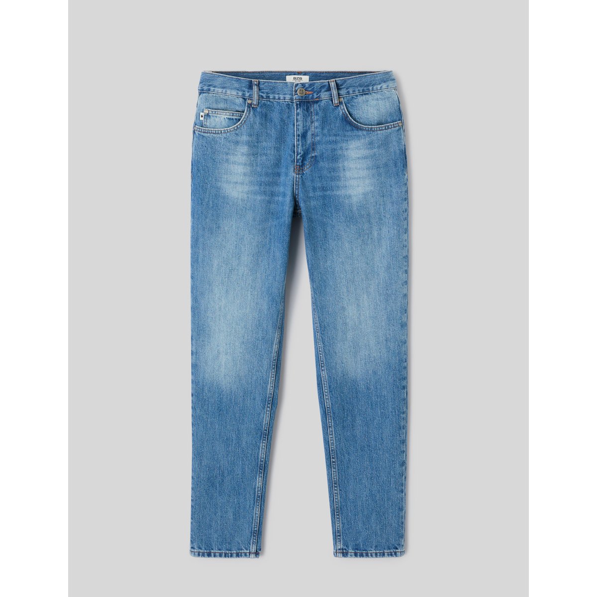 Jean relaxed 5 poches bleu foncé, BZB