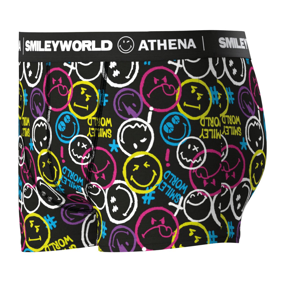 Boxer, SMILEYWORLD noir, ATHENA