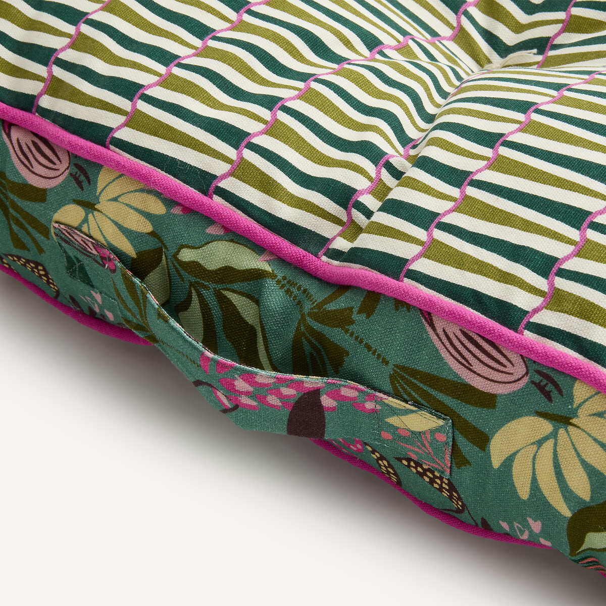 Matelas de sol capitonné, coton, MARACATI multicolore, LA REDOUTE INTERIEURS