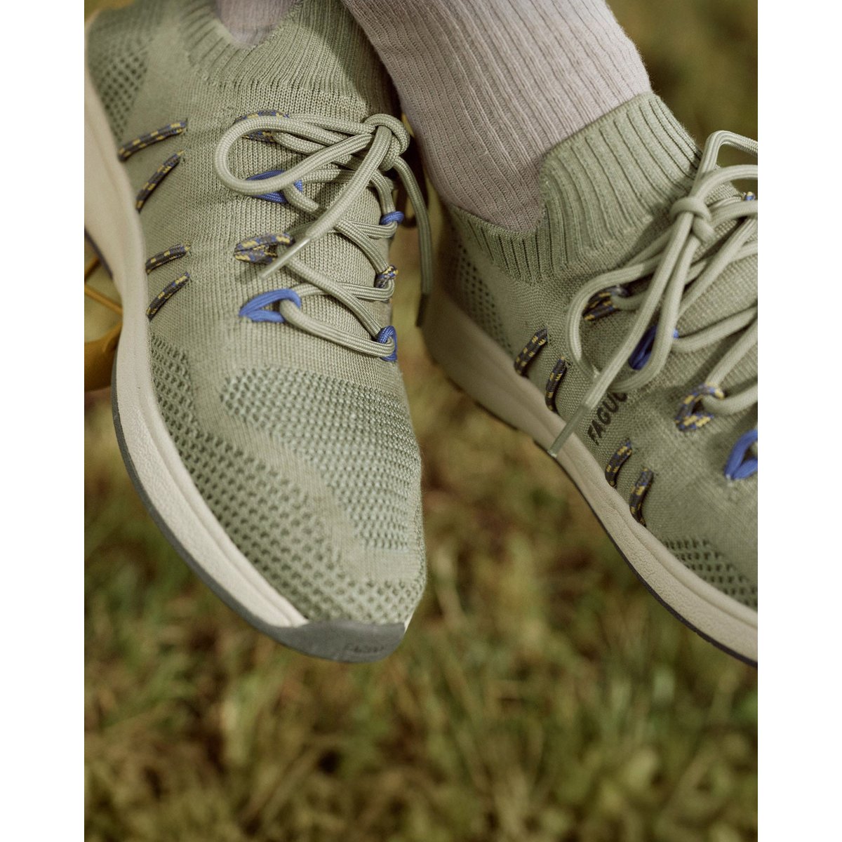 Basket running HEARTWOOD kaki clair, FAGUO