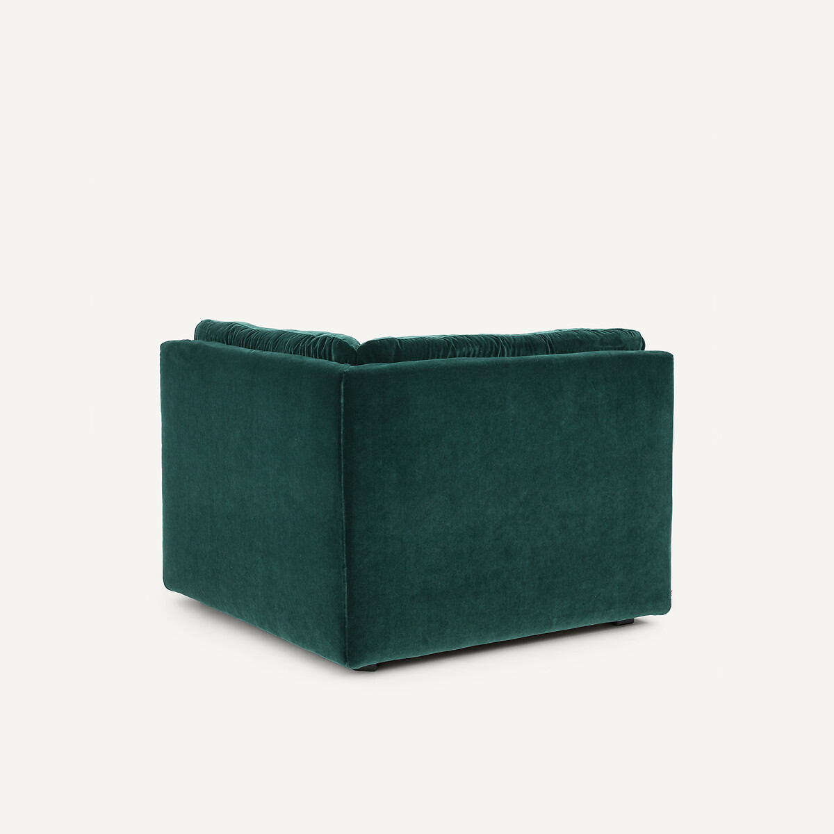 Angle 90° modulable en velours, GIULIANO vert tsar, AM.PM