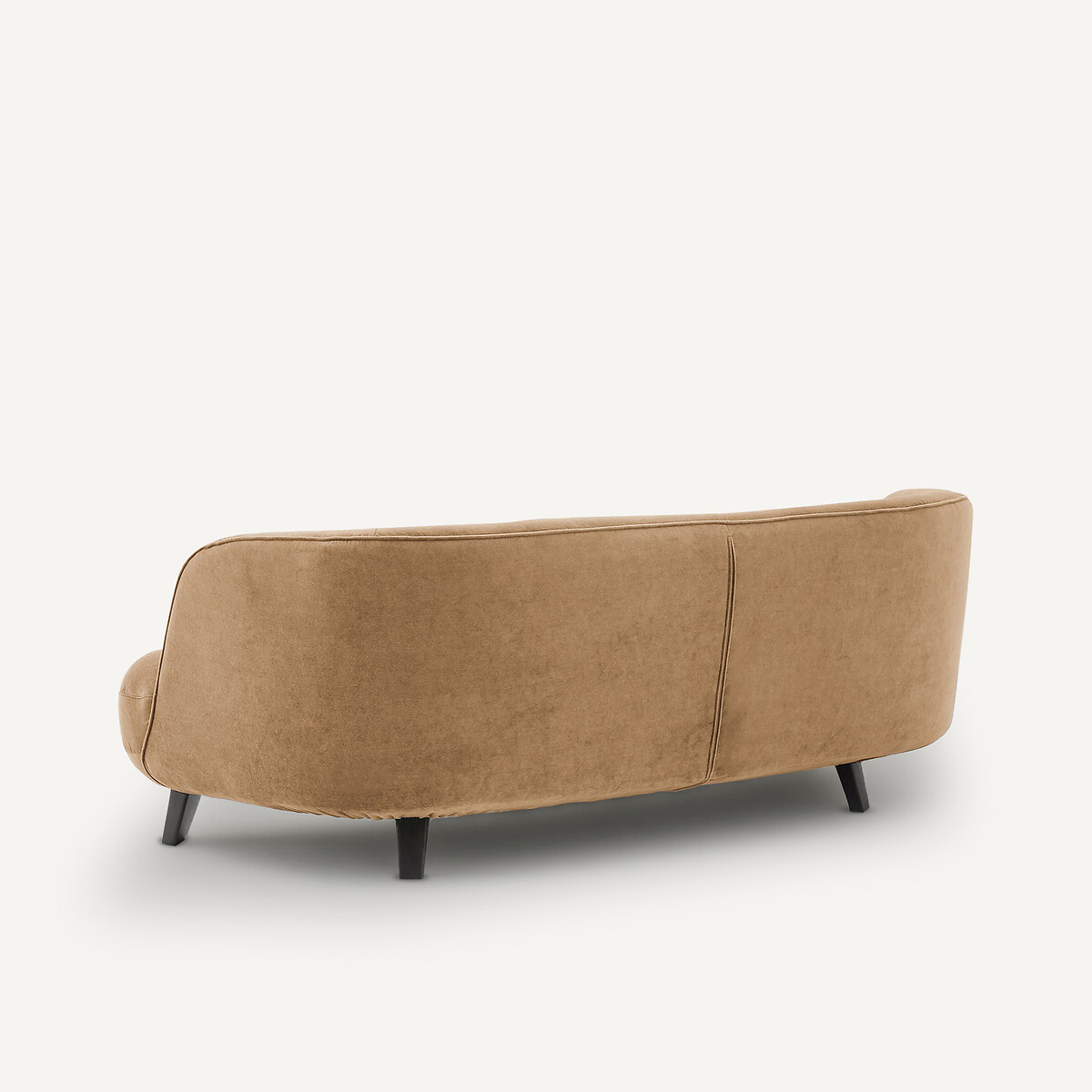 Canapé 3 places, en velours stonewashed, ROSEBURY ficelle, AM.PM X EMMANUEL GALLINA