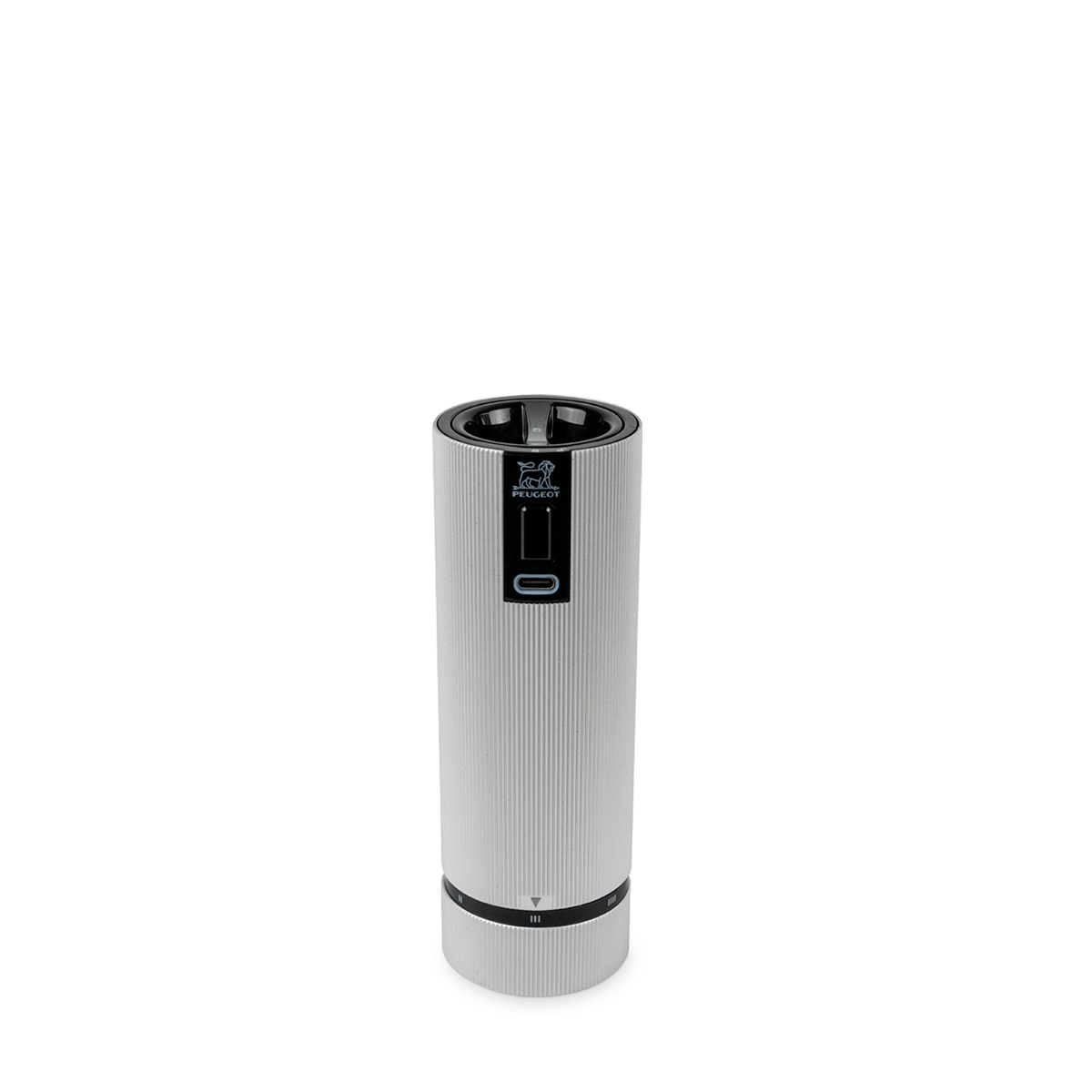 Moulin à sel électrique rechargeable alu, PEUGEOT
