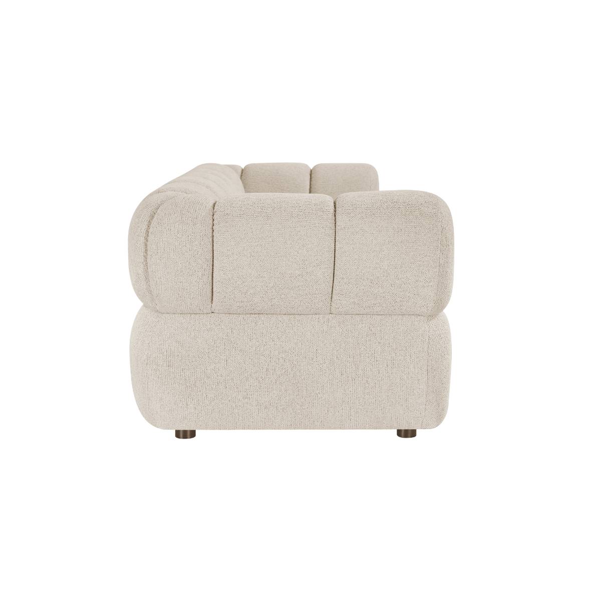 Canapé en tissu SYREL beige, MADE IN MEUBLES 
