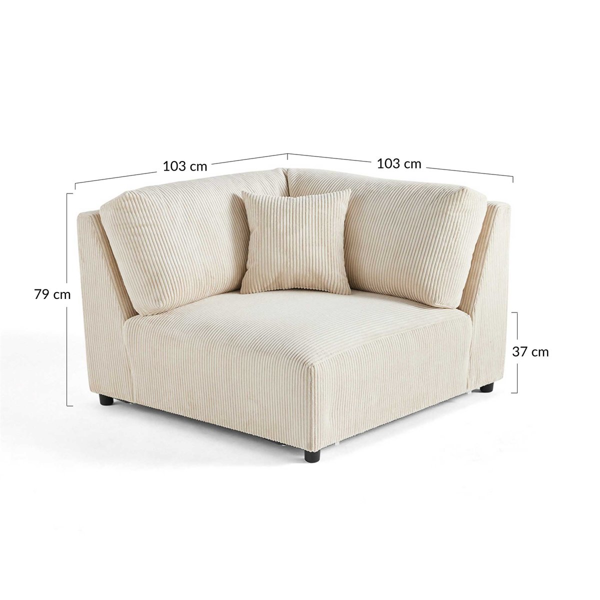 Module d'assise - GARANCE bleu nuit, BEST MOBILIER