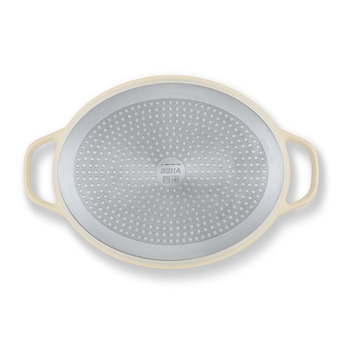 Cocotte Feder oval beige, BEKA