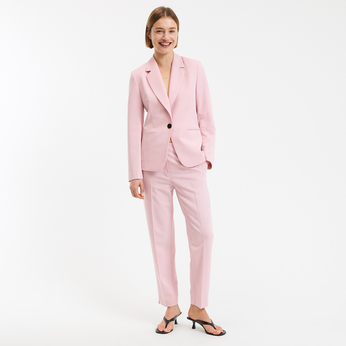 Pantalon cigarette, longueur 7/8ème rose pastel, LA REDOUTE COLLECTIONS