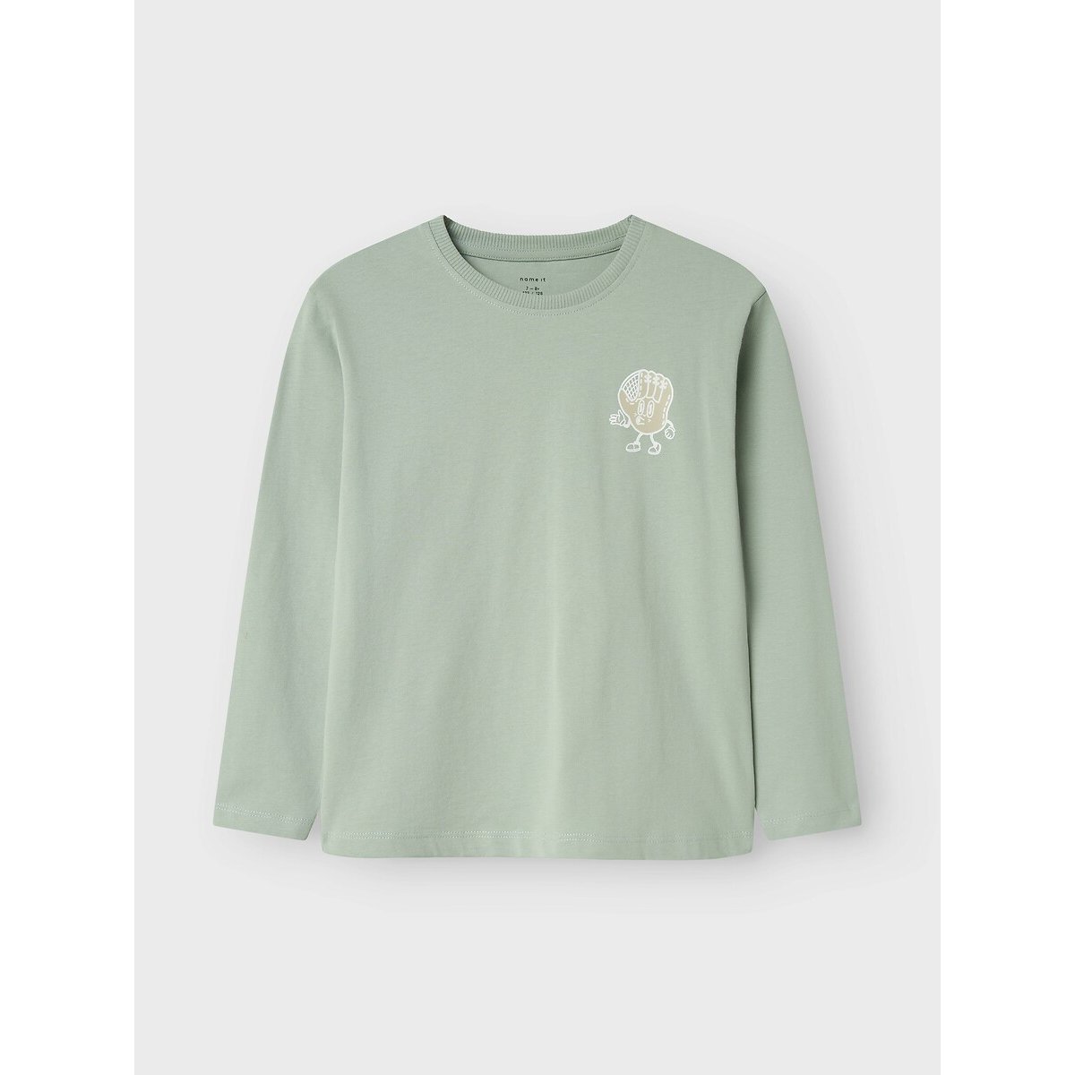 T-shirt met lange mouwen groen , NAME IT