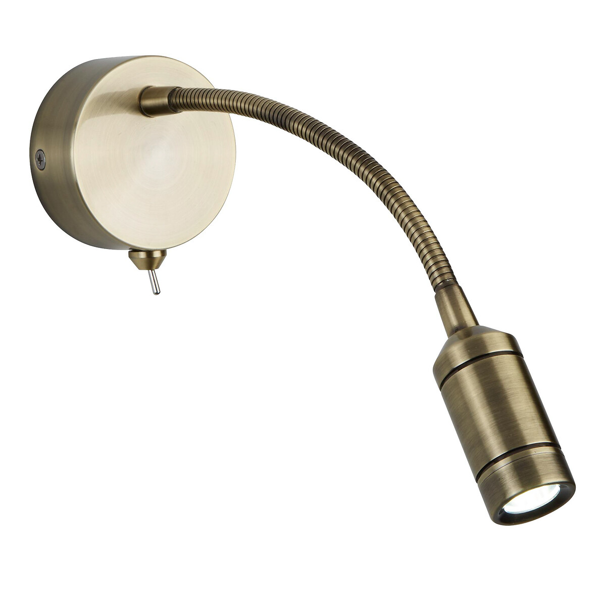 Fontana Adjustable LED Wall Light in Metallic Finish aged brass, SO'HOME
