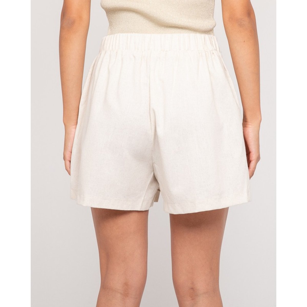 Short Broderie Xacoure beige, DONA LISA