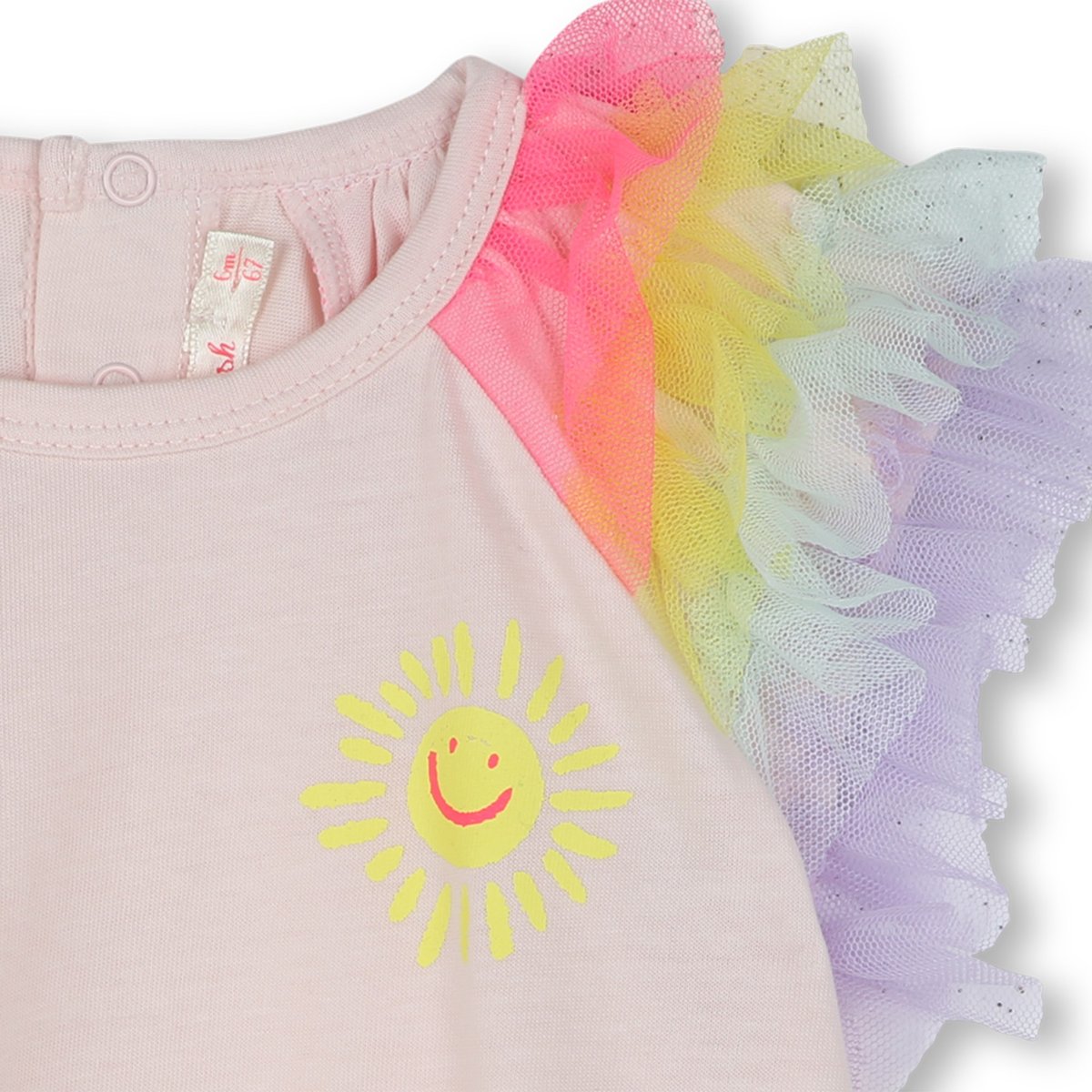 T-shirt manches courtes coton rosee du matin, BILLIEBLUSH