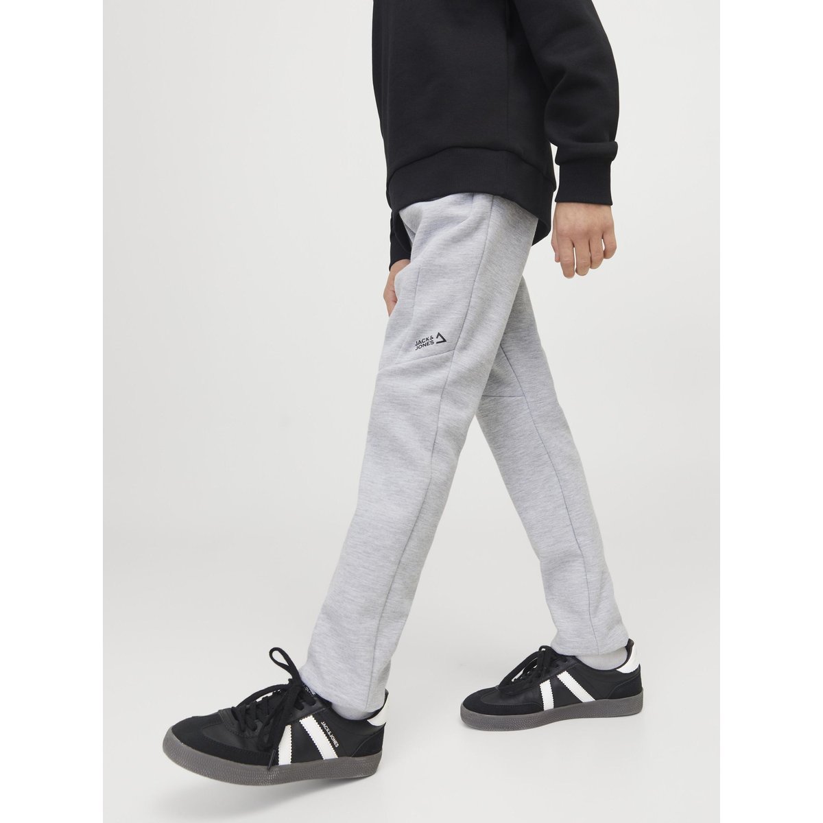 Pantalon De Survêtement grise - light grey melange, JACK & JONES JUNIOR