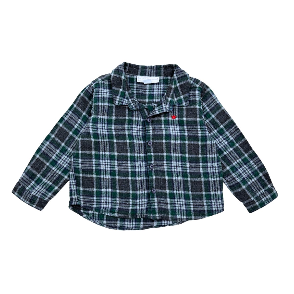 Chemise bébé - Très bon état gris, THE LITTLE WHITE COMPANY
