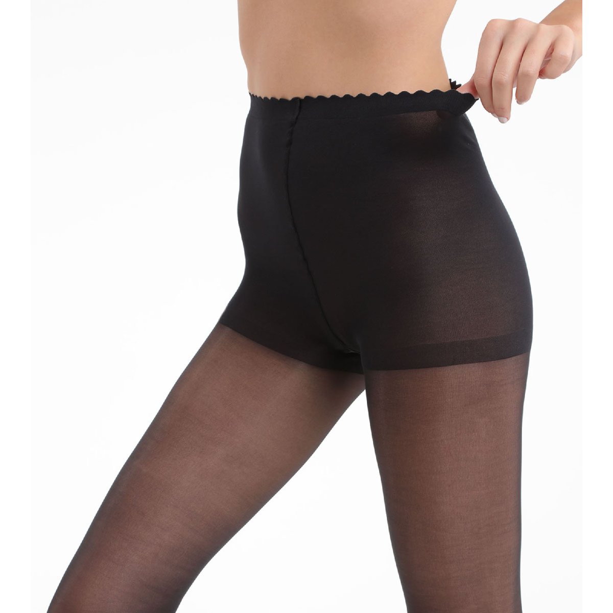 Collant Transparent 20D Body Touch Absolu Resist noir, DIM