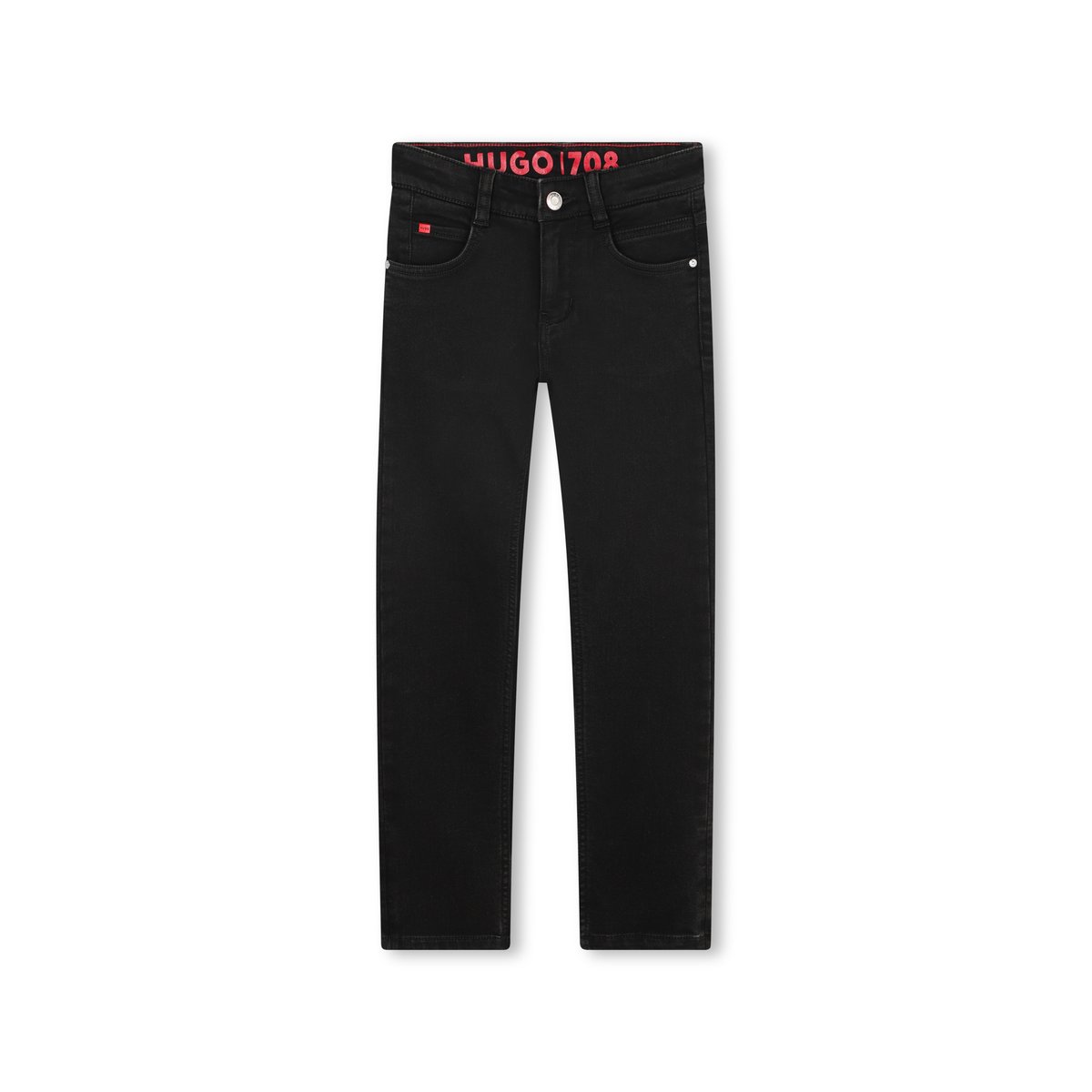 Pantalon en denim denim black, HUGO KIDSWEAR