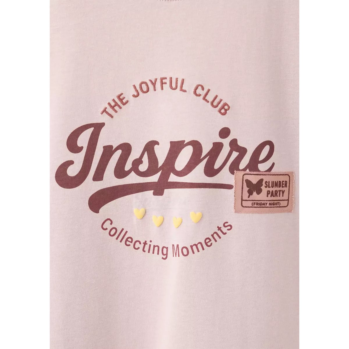 T-shirt en coton imprimé rose, MANGO KIDS