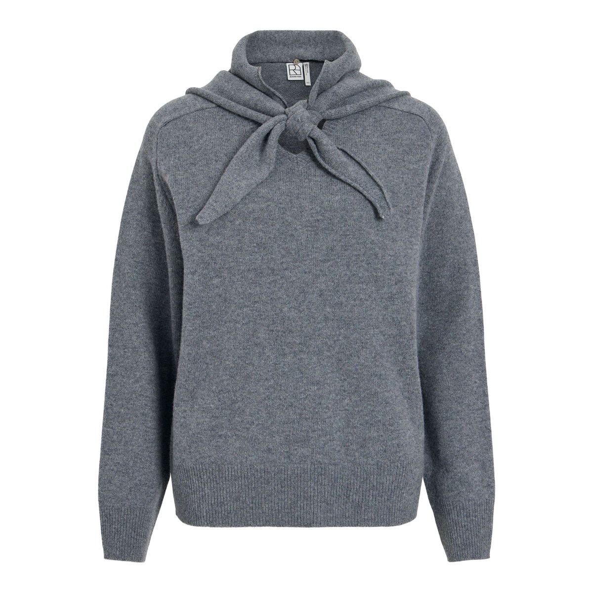 Pull En Maille gris - dark grey melange1, ROUGE EDIT