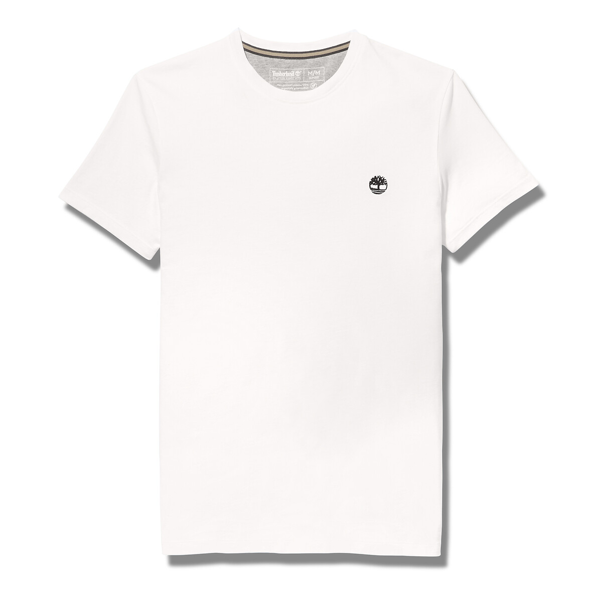 T-shirt col rond slim Dunstan River blanc, TIMBERLAND