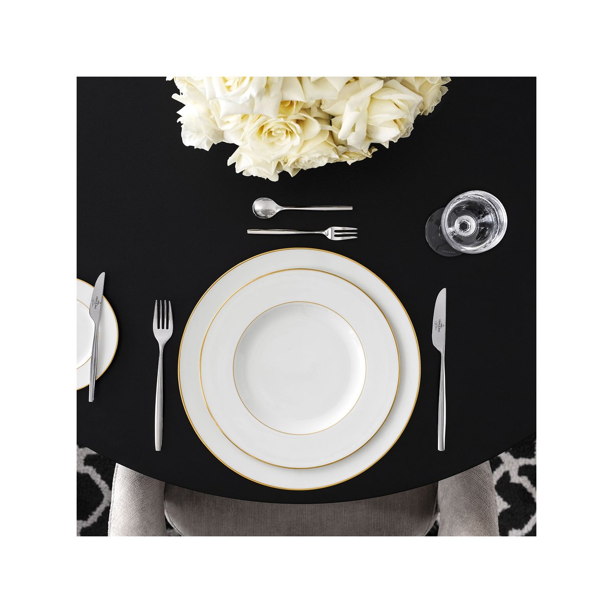 Assiette Plate ANMUT blanc, VILLEROY & BOCH SIGNATURE