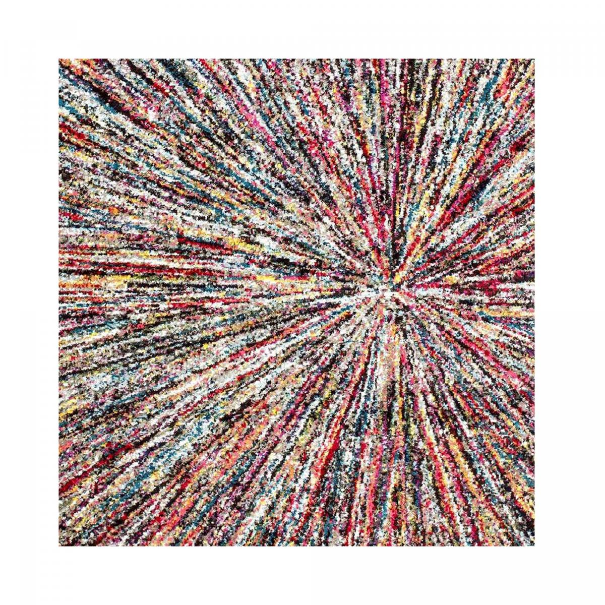 Tapis salon et chambre tissé motif ethnique LYN6 IMPACT multicolore, UN AMOUR DE TAPIS
