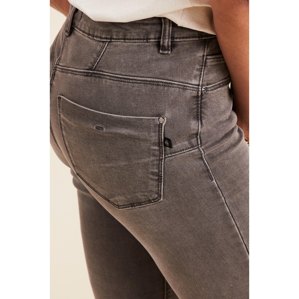 Pantalon ajusté 7/8ème gris, BREAL
