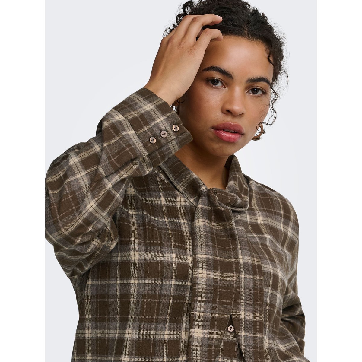 Chemise marron - slate black, ONLY CARMAKOMA