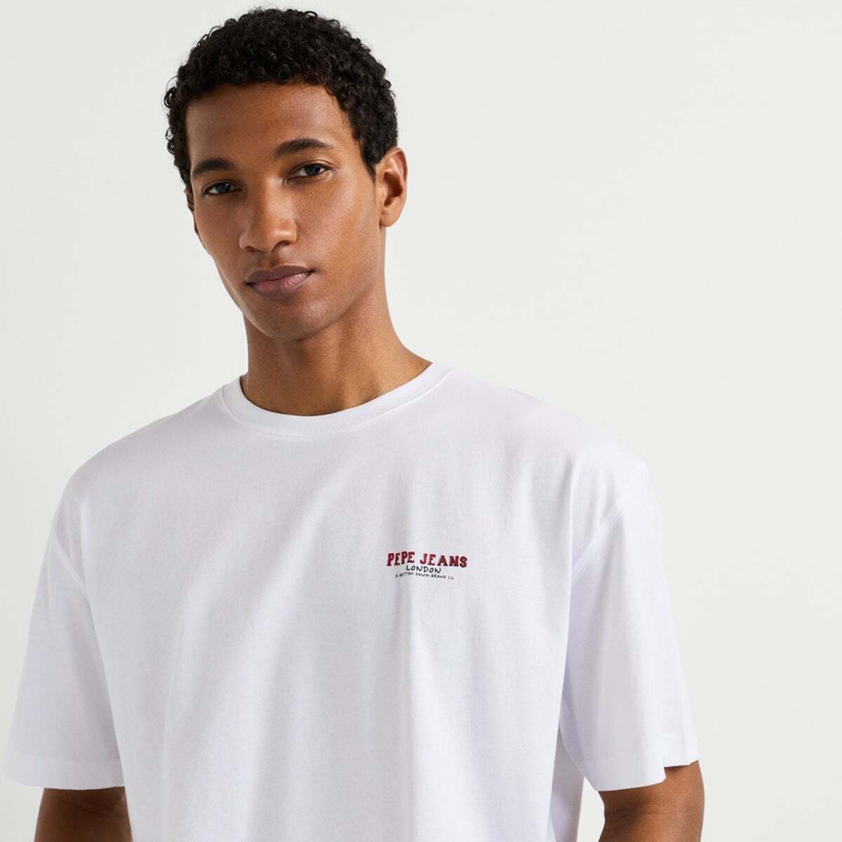 T-Shirt Avec Imprimé Au Dos Coupe Casual blanc, PEPE JEANS