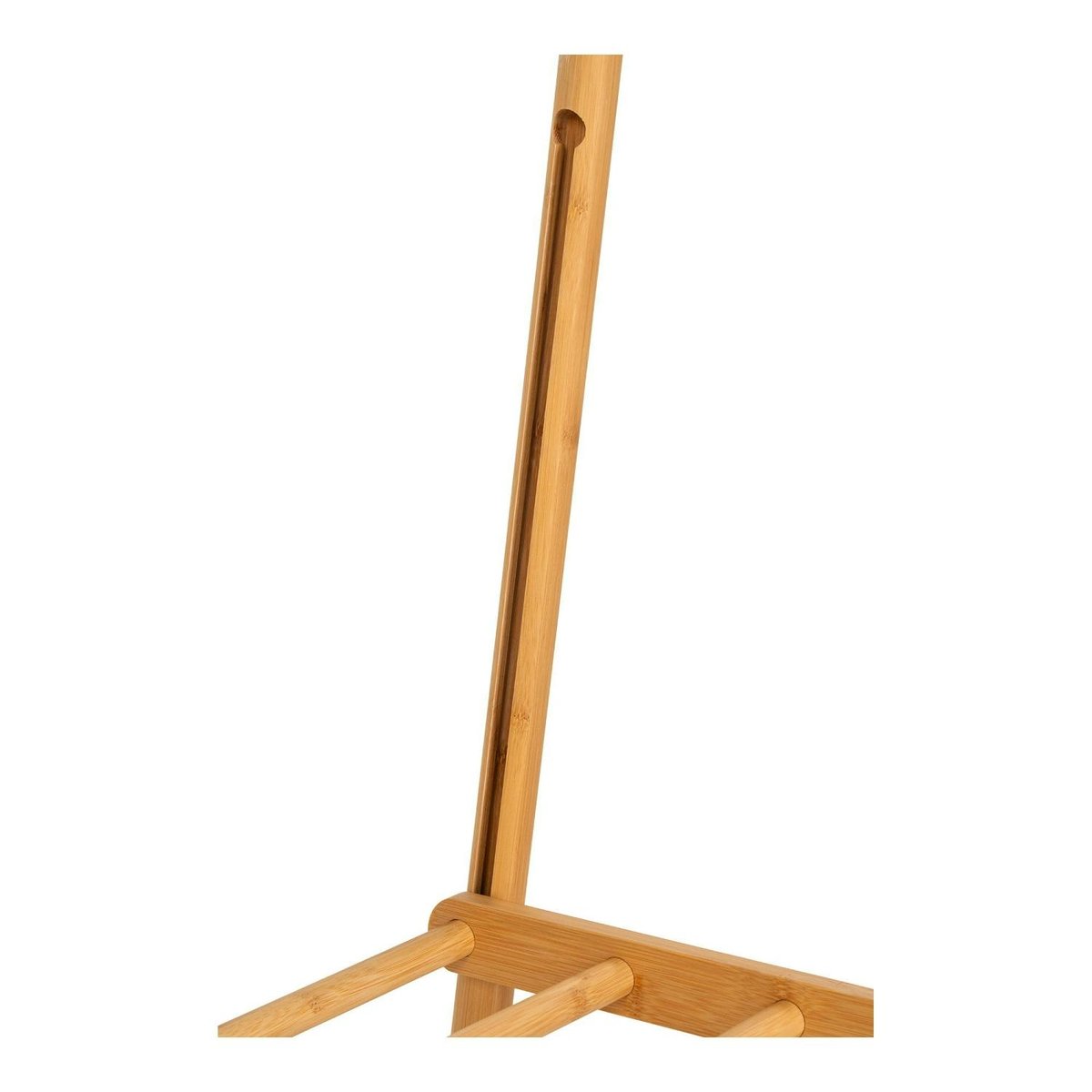 Portant à vêtements en bambou 164 cm TALLINN bois naturel, PIER IMPORT