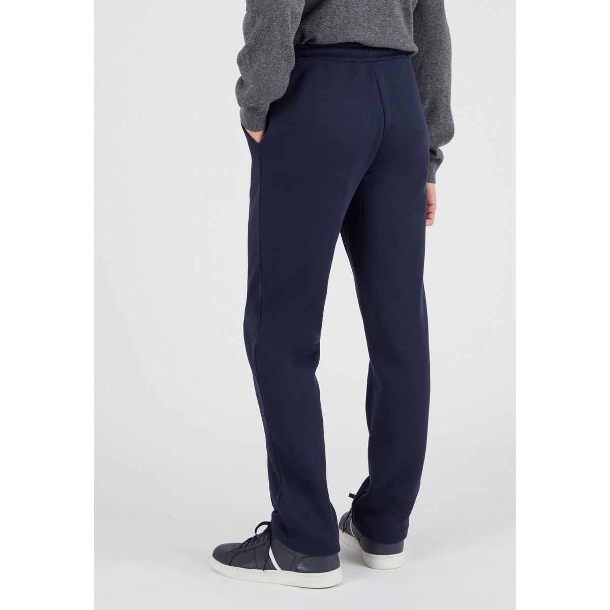 Pantalon de détente en molleton bleu marine, DAMART