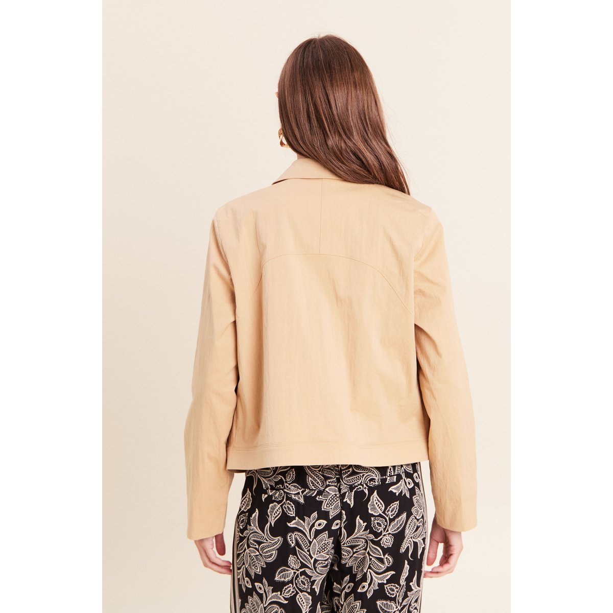 Veste doublée beige, BREAL