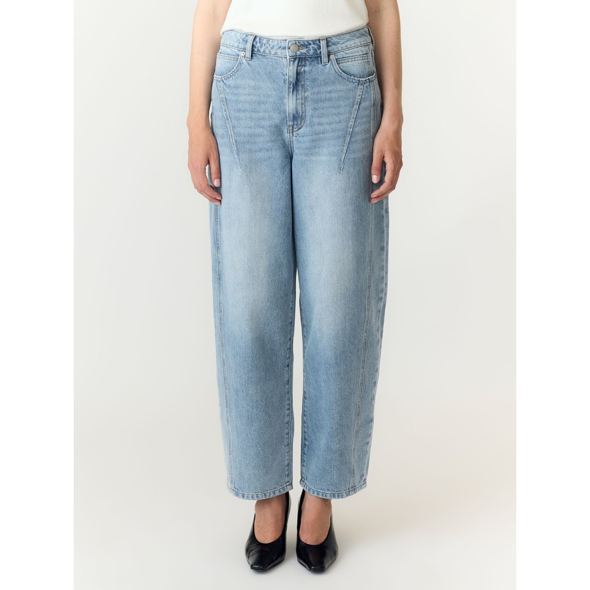 Jean bleu - light blue denim1, YAS