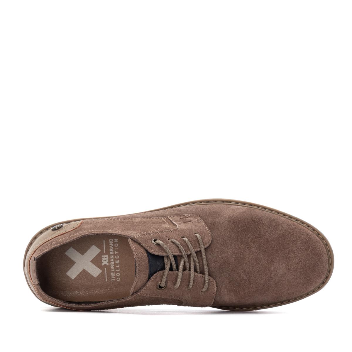Chaussure Blucher/Derby Plaine Entreprise Lacets taupe, XTI