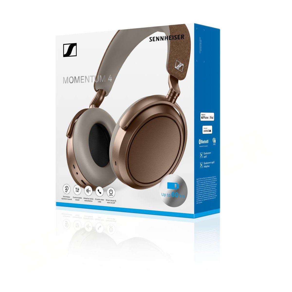 Casque Momentum 4 Marron couleur unique, SENNHEISER